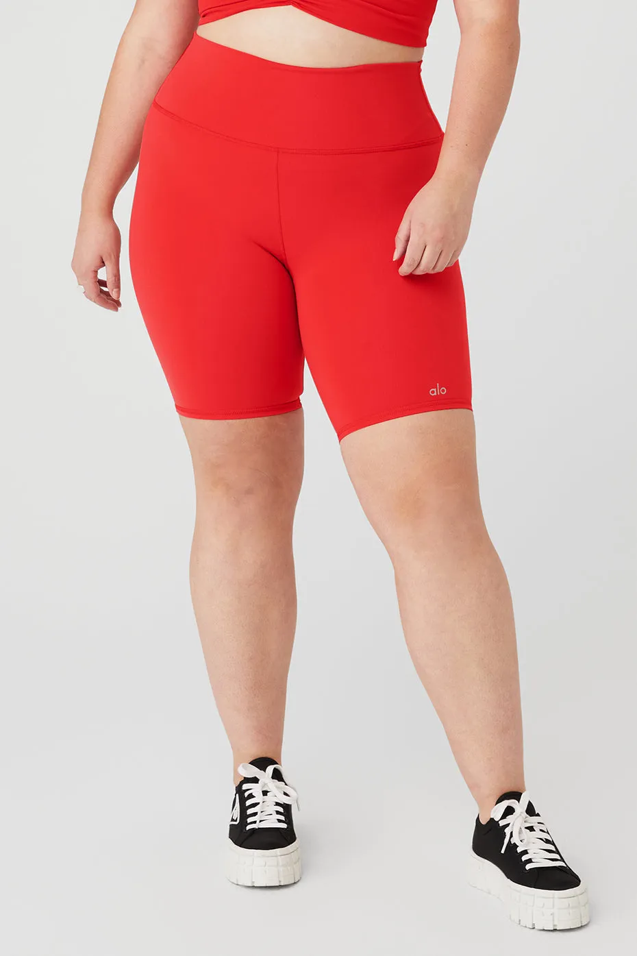7" High-Waist Biker Short - Red Hot Summer