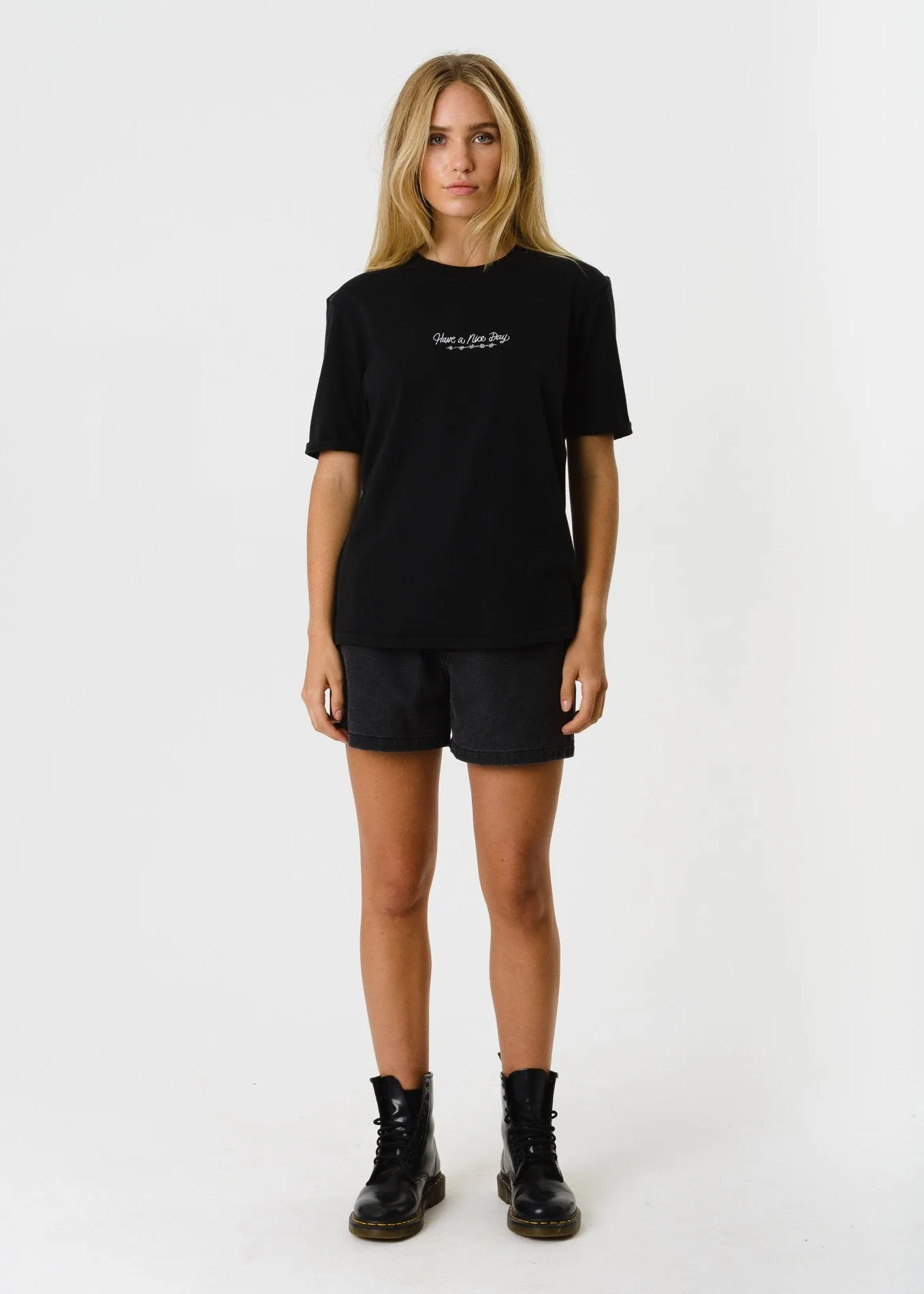 Afends Womens Have a Nice Day - Fashion Fit Tee