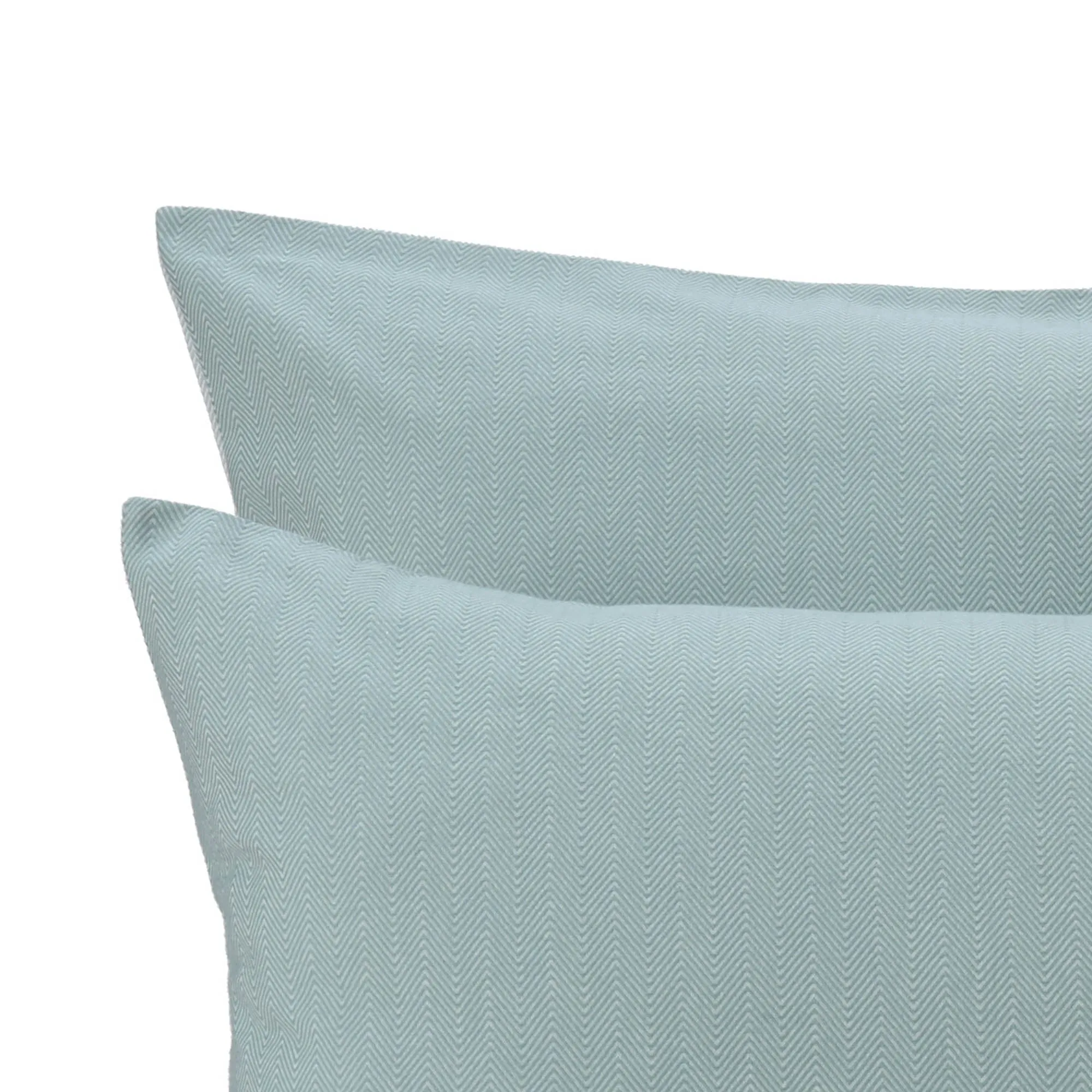 Agrela Pillowcase [Green grey/Off-white]