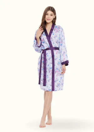 Alice Cotton Satin Kimono Robe