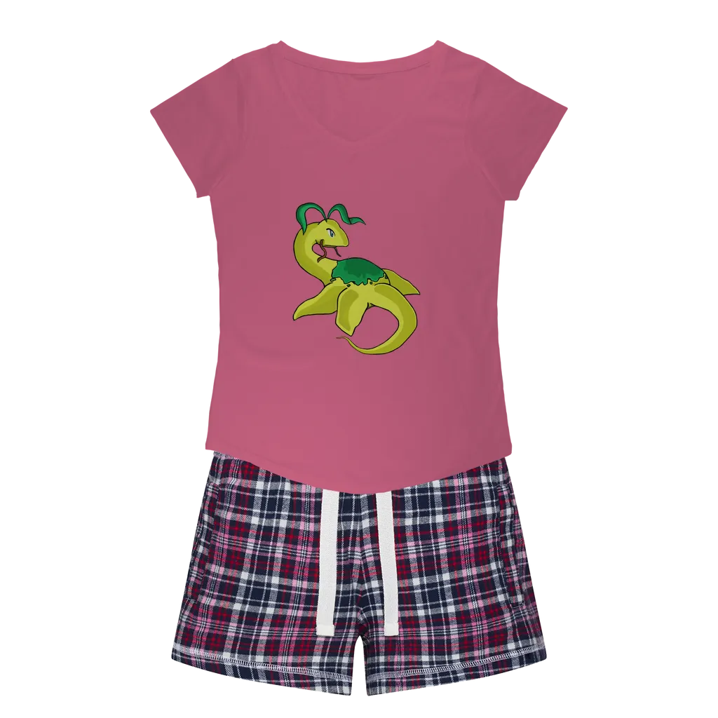 Alpro Women's Sleepy Tee and Flannel Short