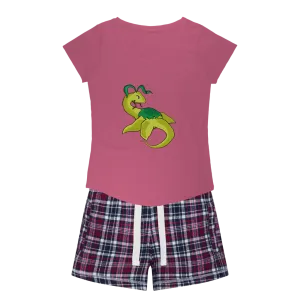 Alpro Women's Sleepy Tee and Flannel Short