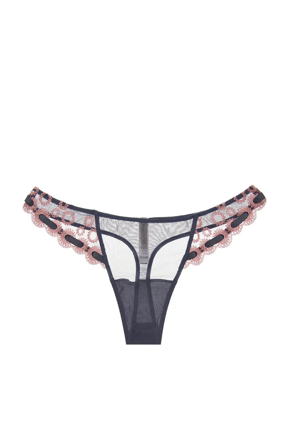 ARGENTOVIVO TULLE Pink Ribbon Thong