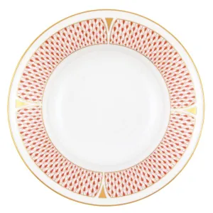 Art Deco Rust Rim Soup