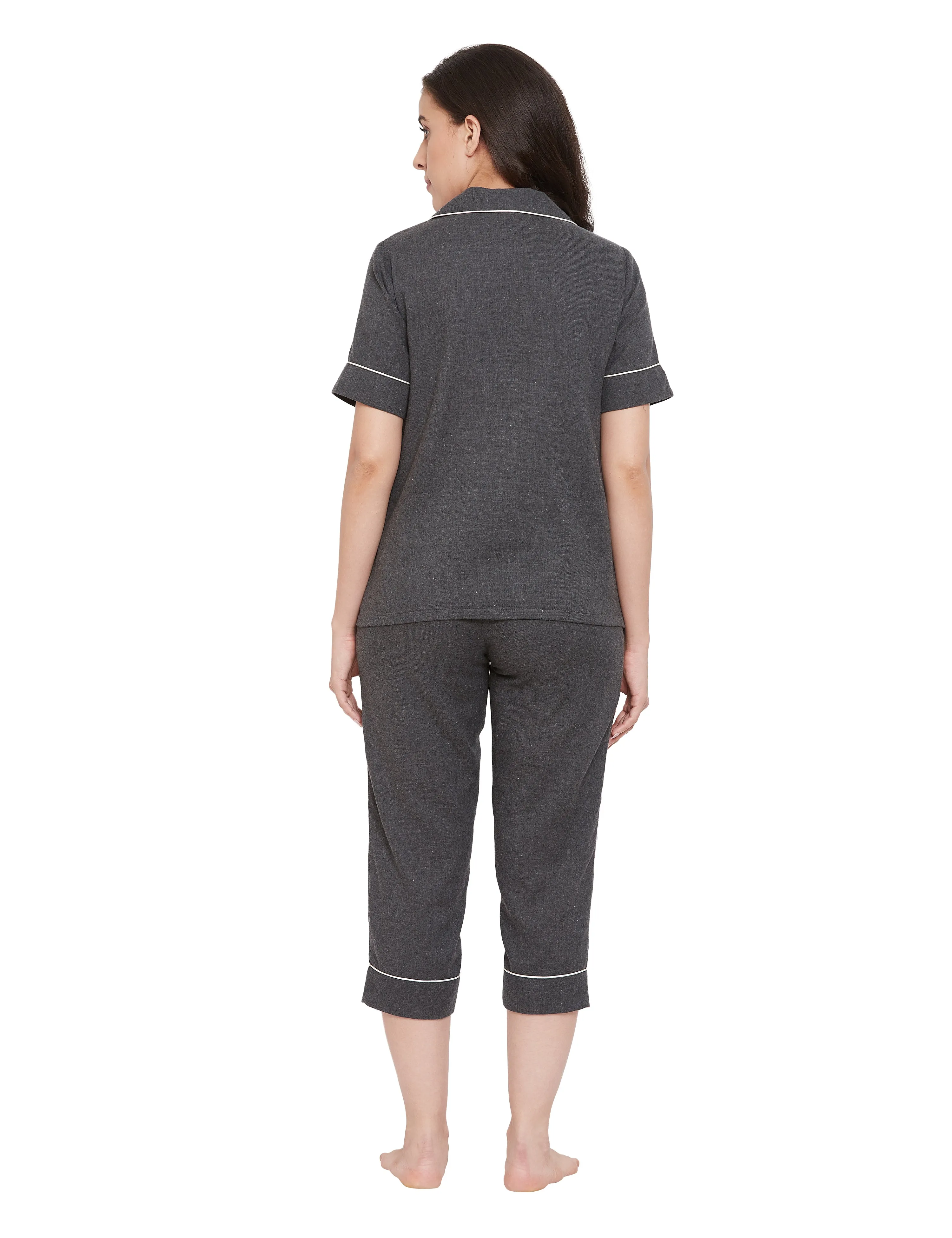 Ashley Cotton Melange Sleep Capri Set