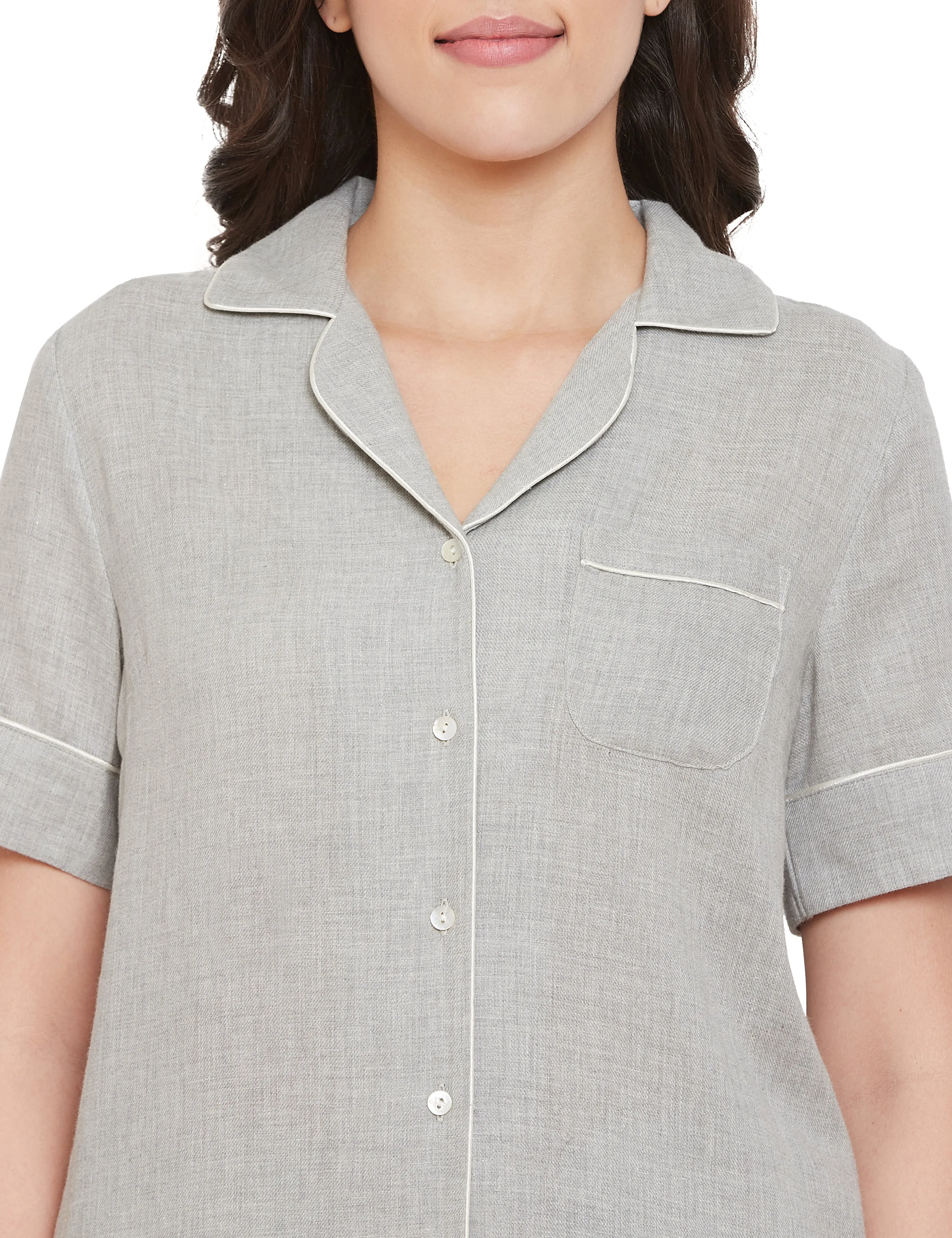 Ashley Cotton Melange Sleep Capri Set