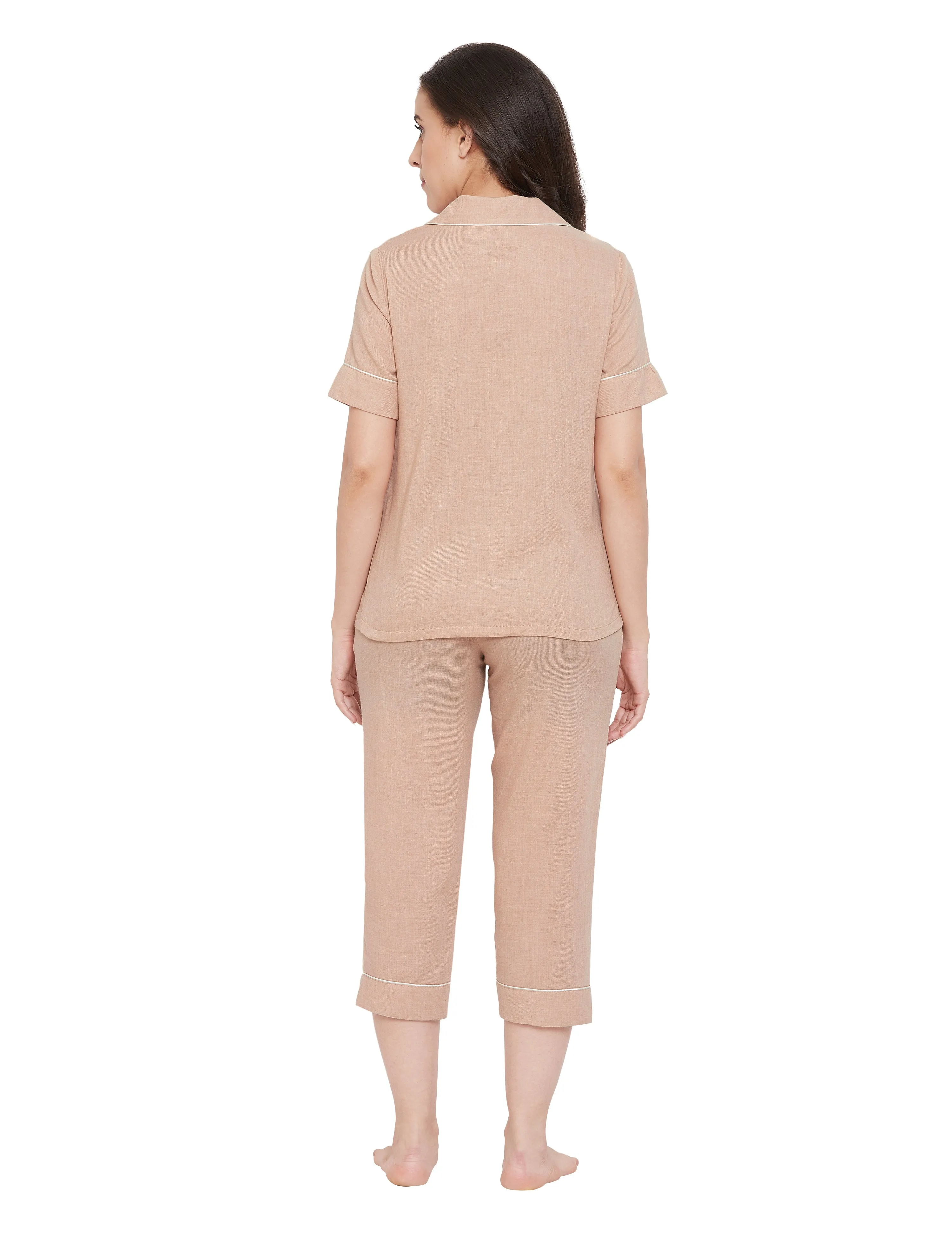 Ashley Cotton Melange Sleep Capri Set