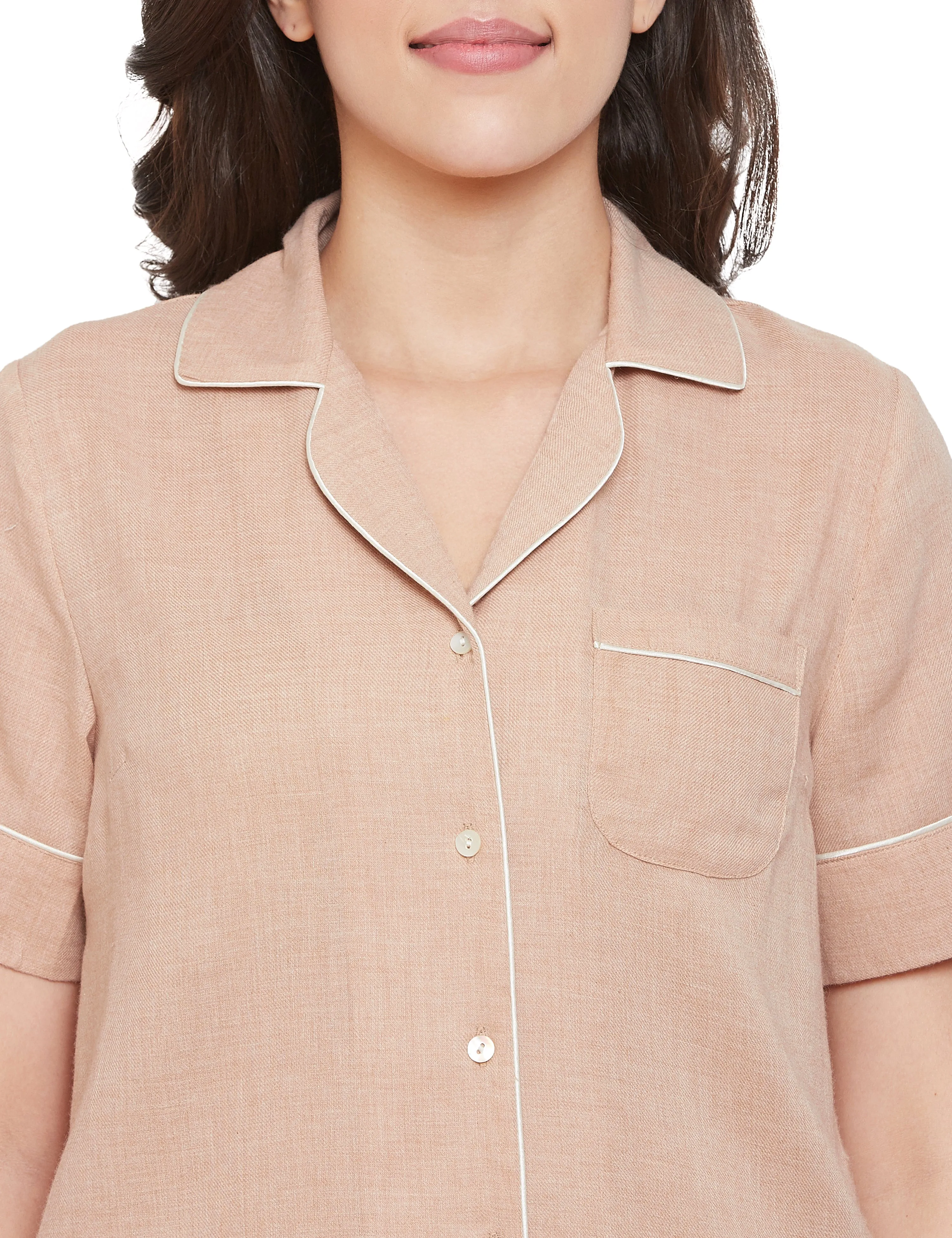 Ashley Cotton Melange Sleep Capri Set