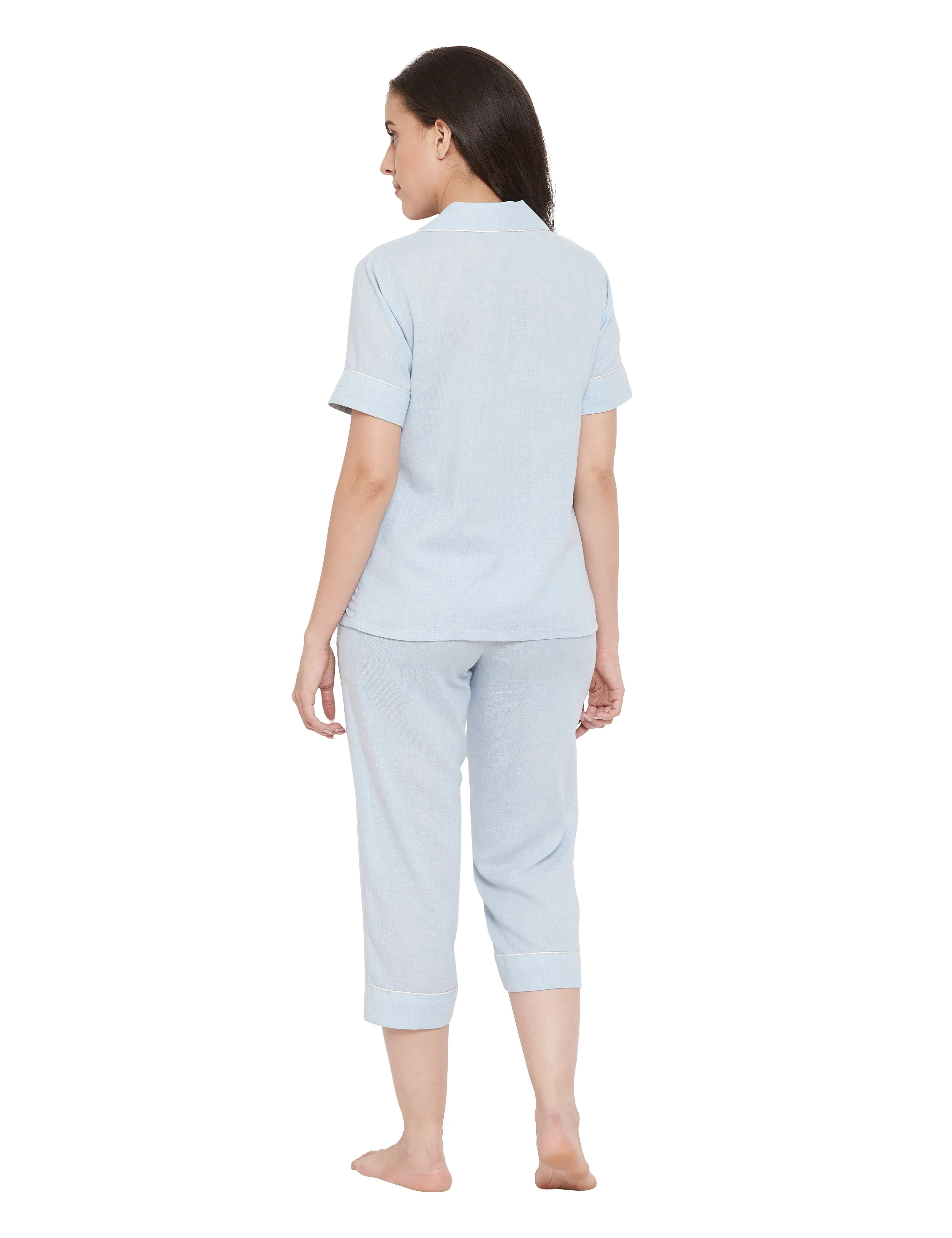 Ashley Cotton Melange Sleep Capri Set