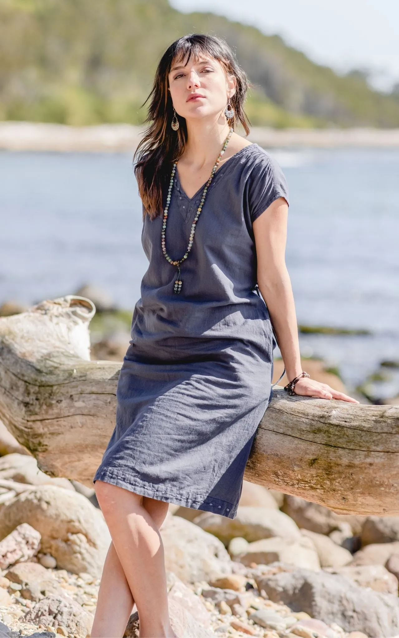 Aurora Dress - Embroidered
