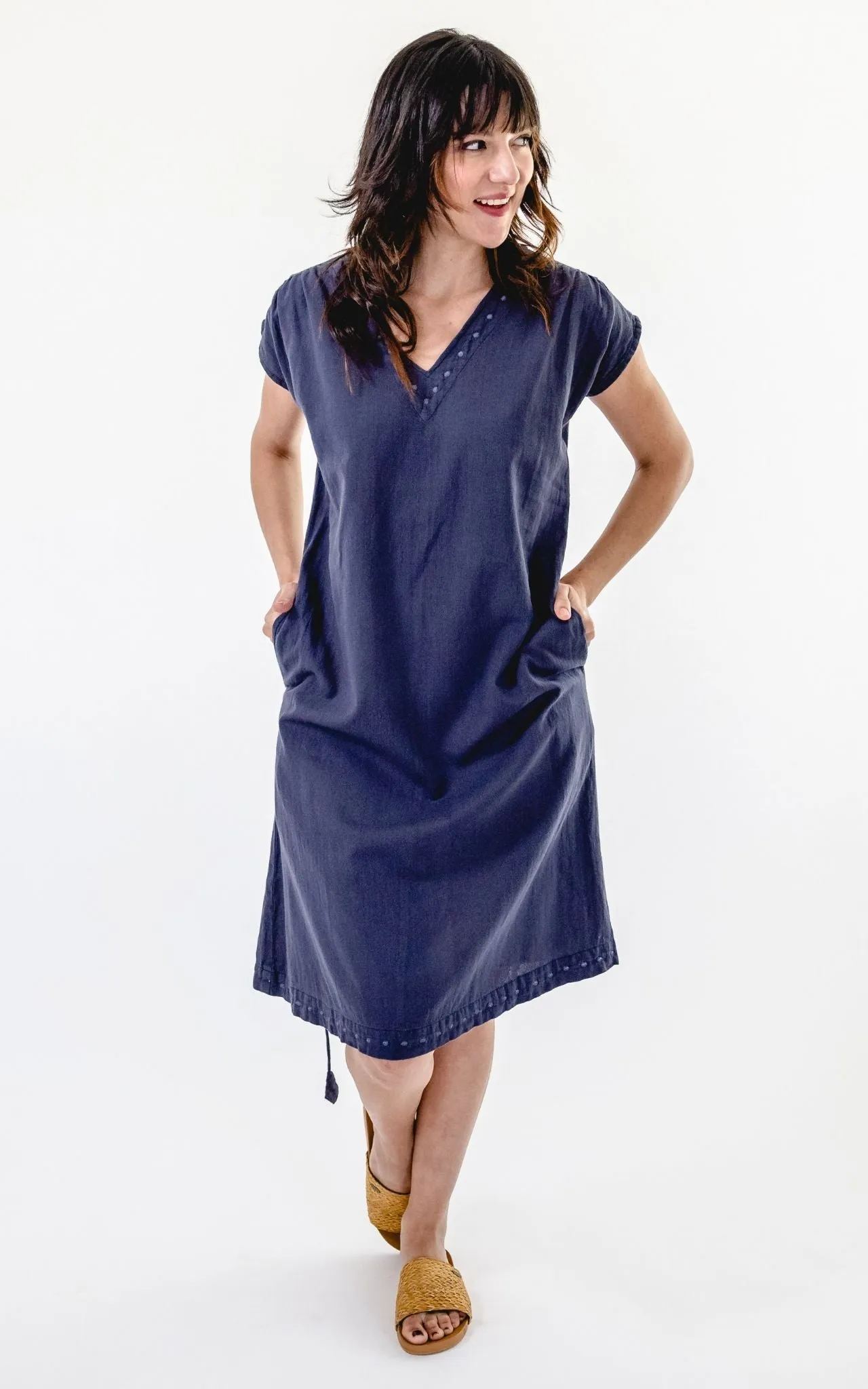 Aurora Dress - Embroidered