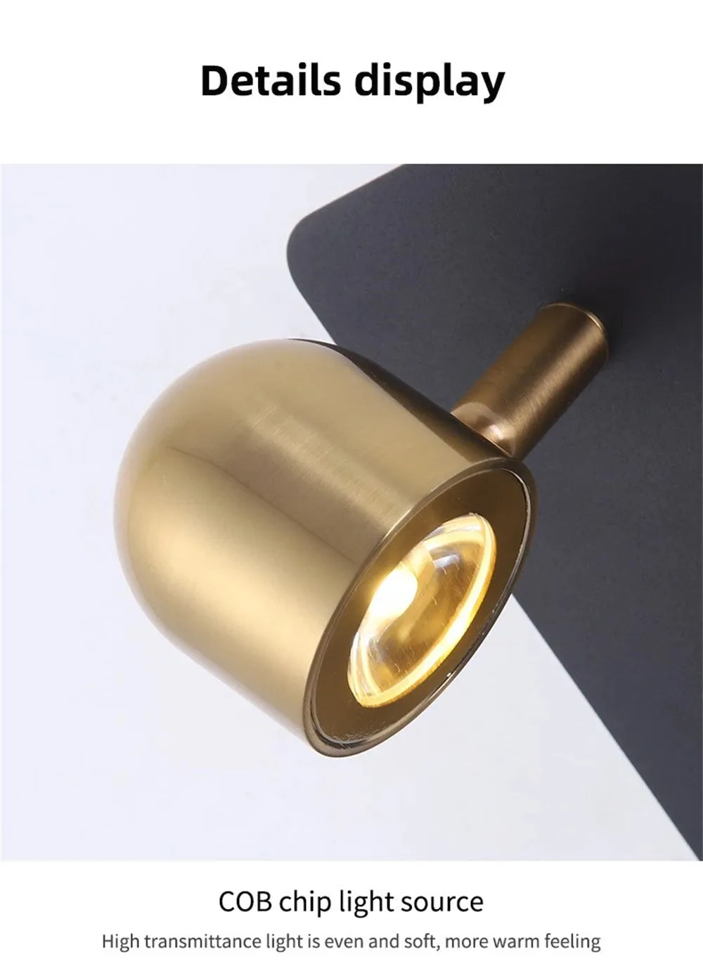 Bedside Reading LED 5W with USB Charger Laconic Bed Headboard Wall Lamp
