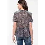 Blair Tie-Neck Floral Top