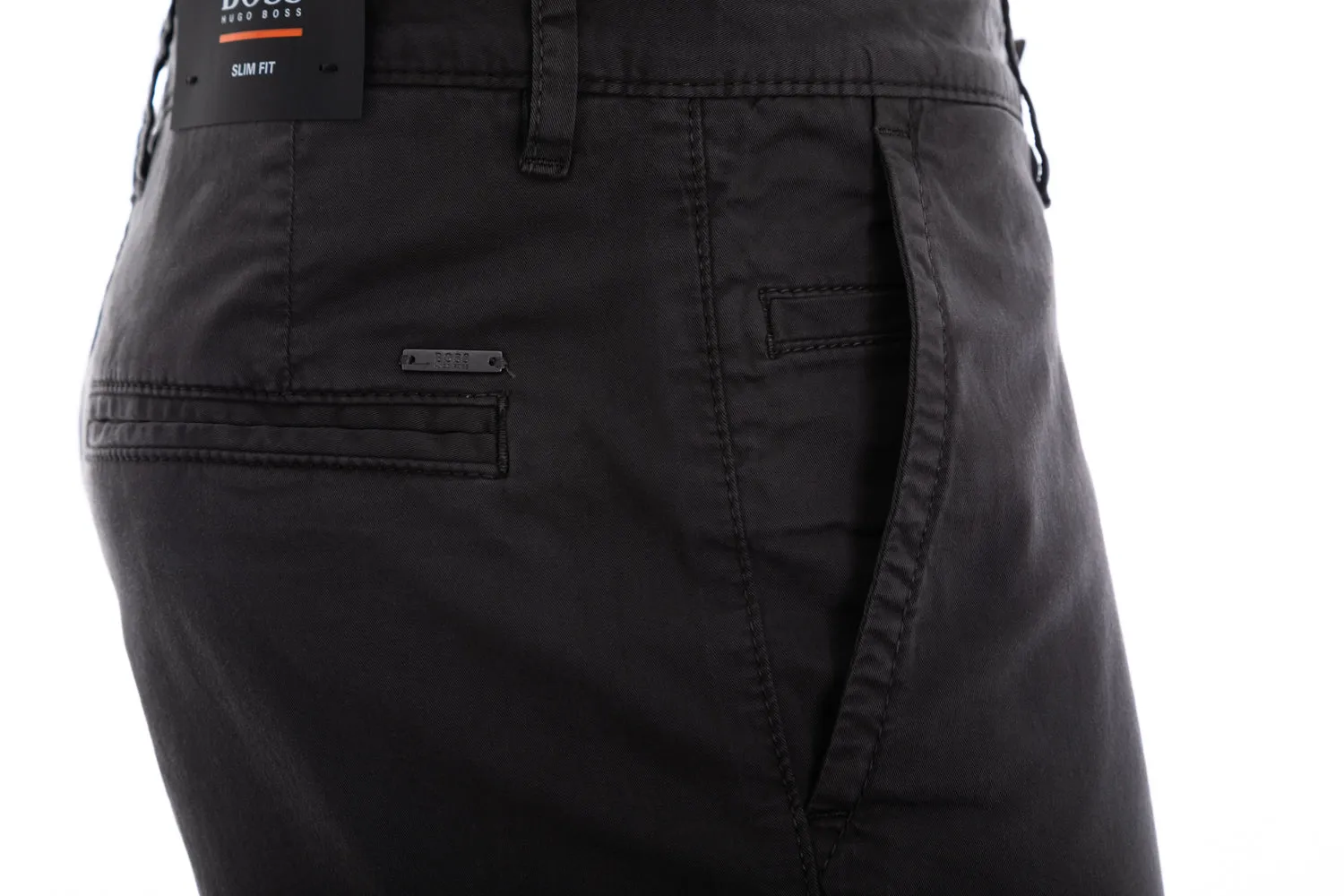 BOSS Schino-Slim-Shorts 2 Short in Charcoal