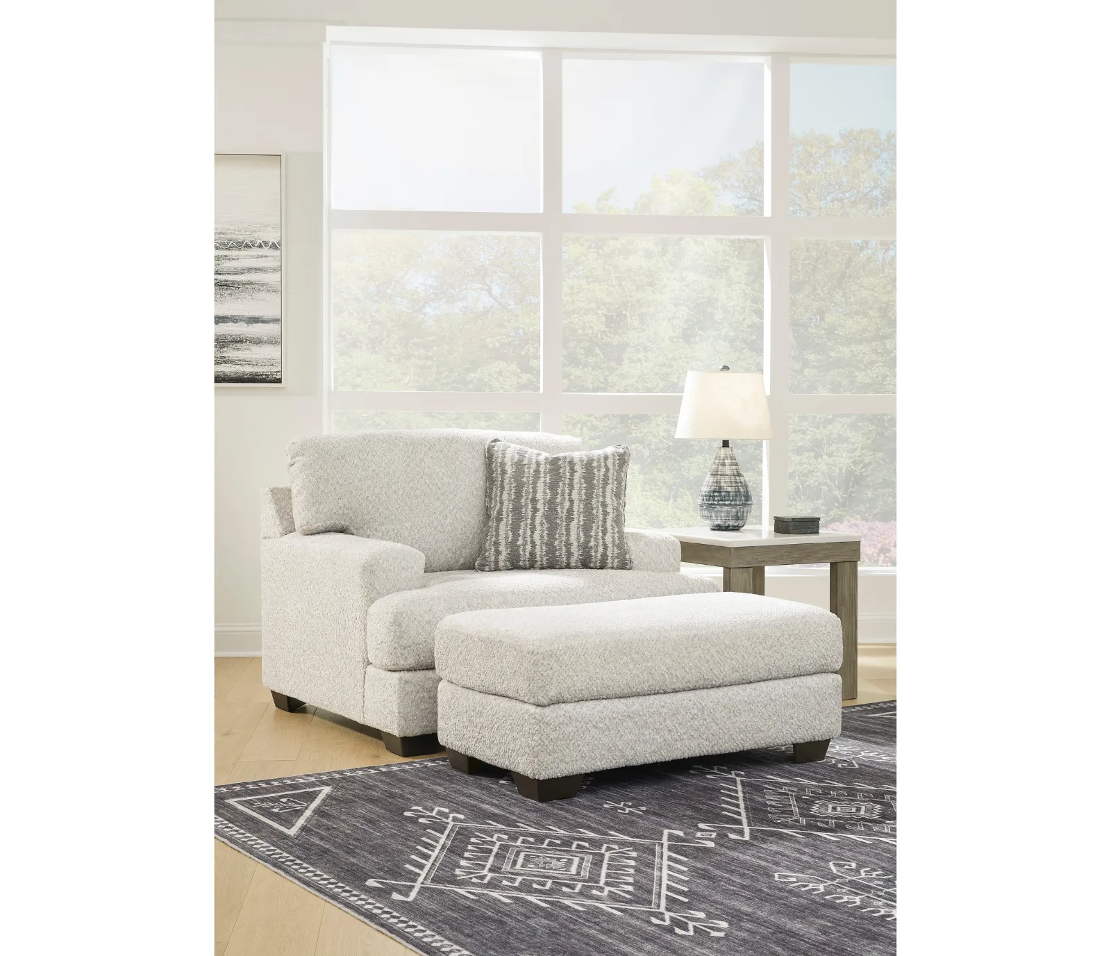 Bre Chair and Half - Flannel Fabric