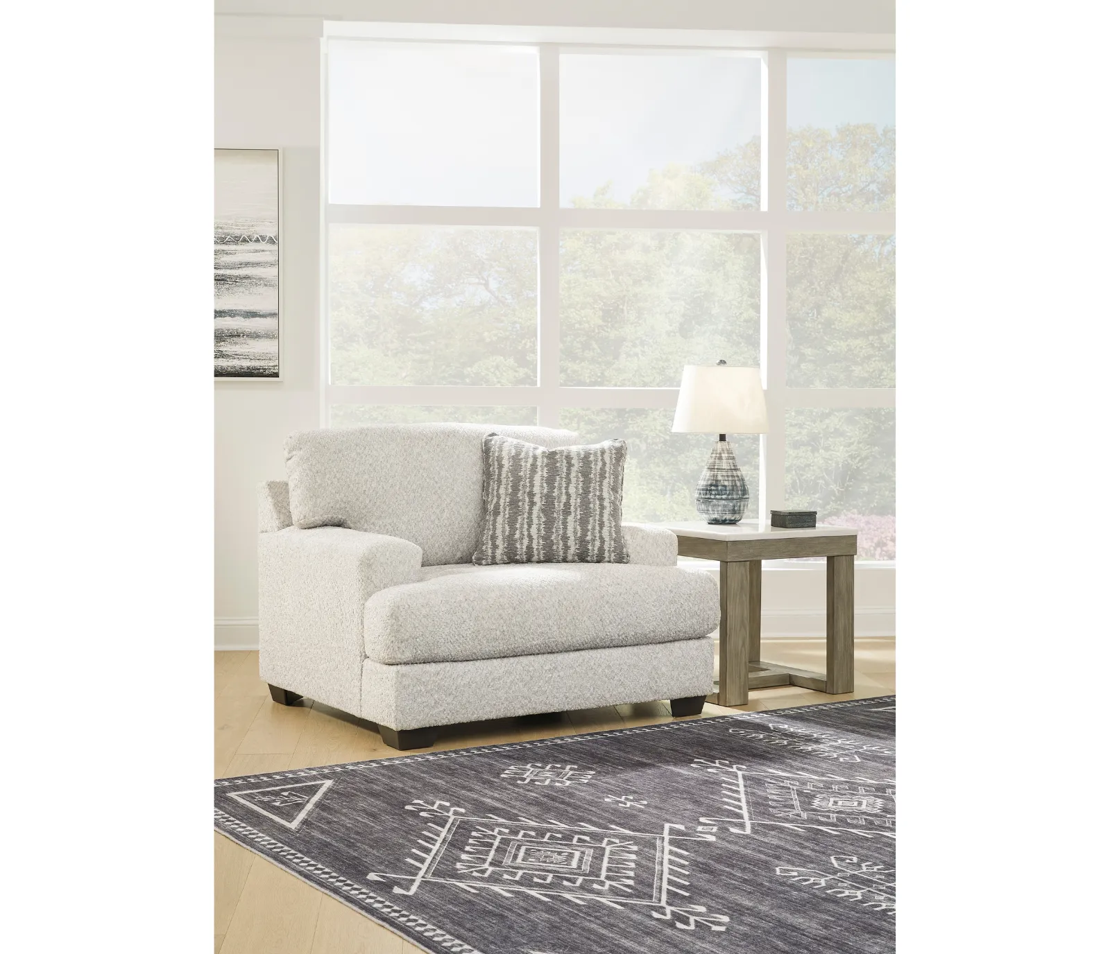 Bre Chair and Half - Flannel Fabric