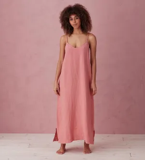 Canyon Pink 100% Linen Nightwear