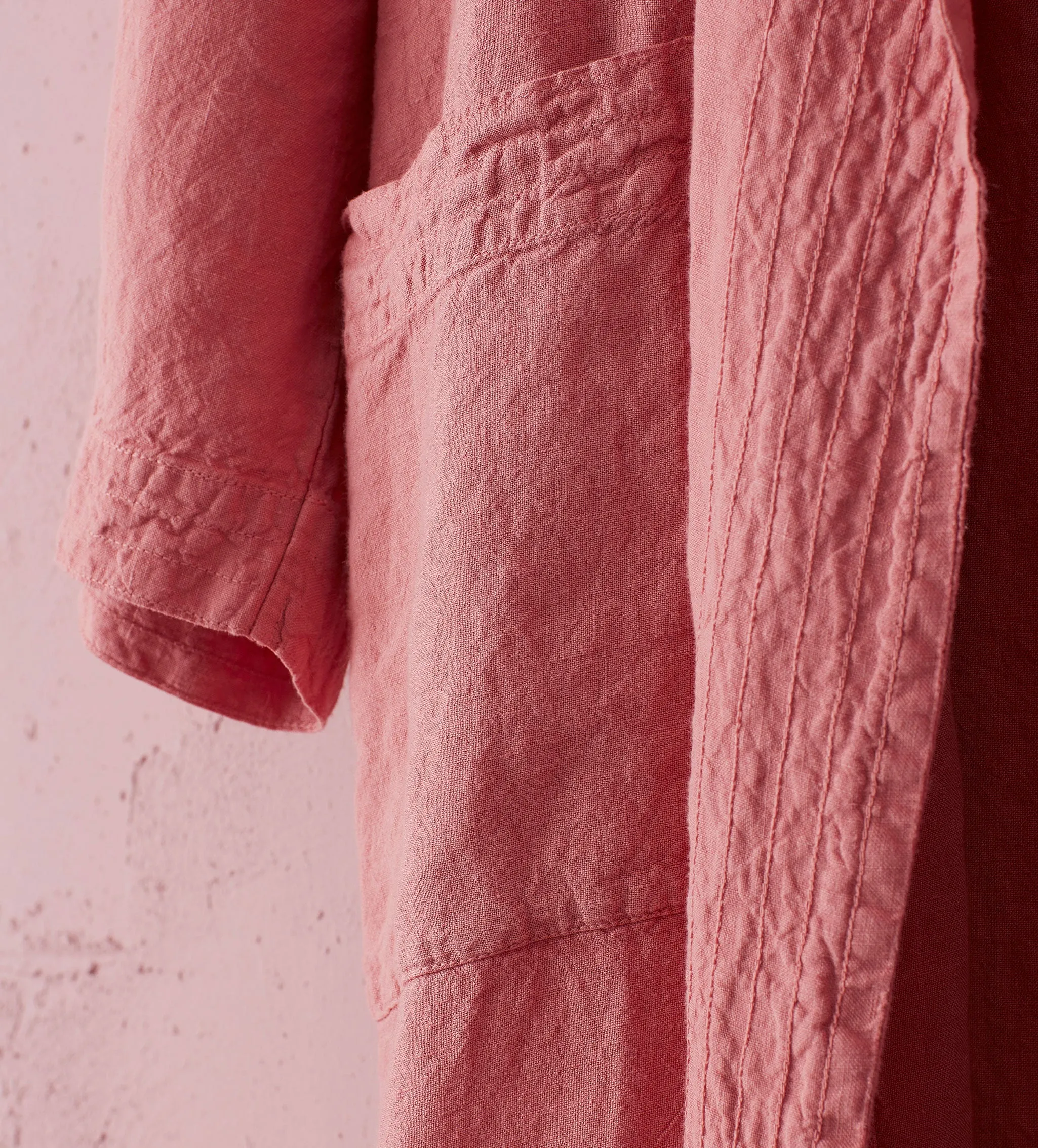 Canyon Pink 100% Linen Nightwear