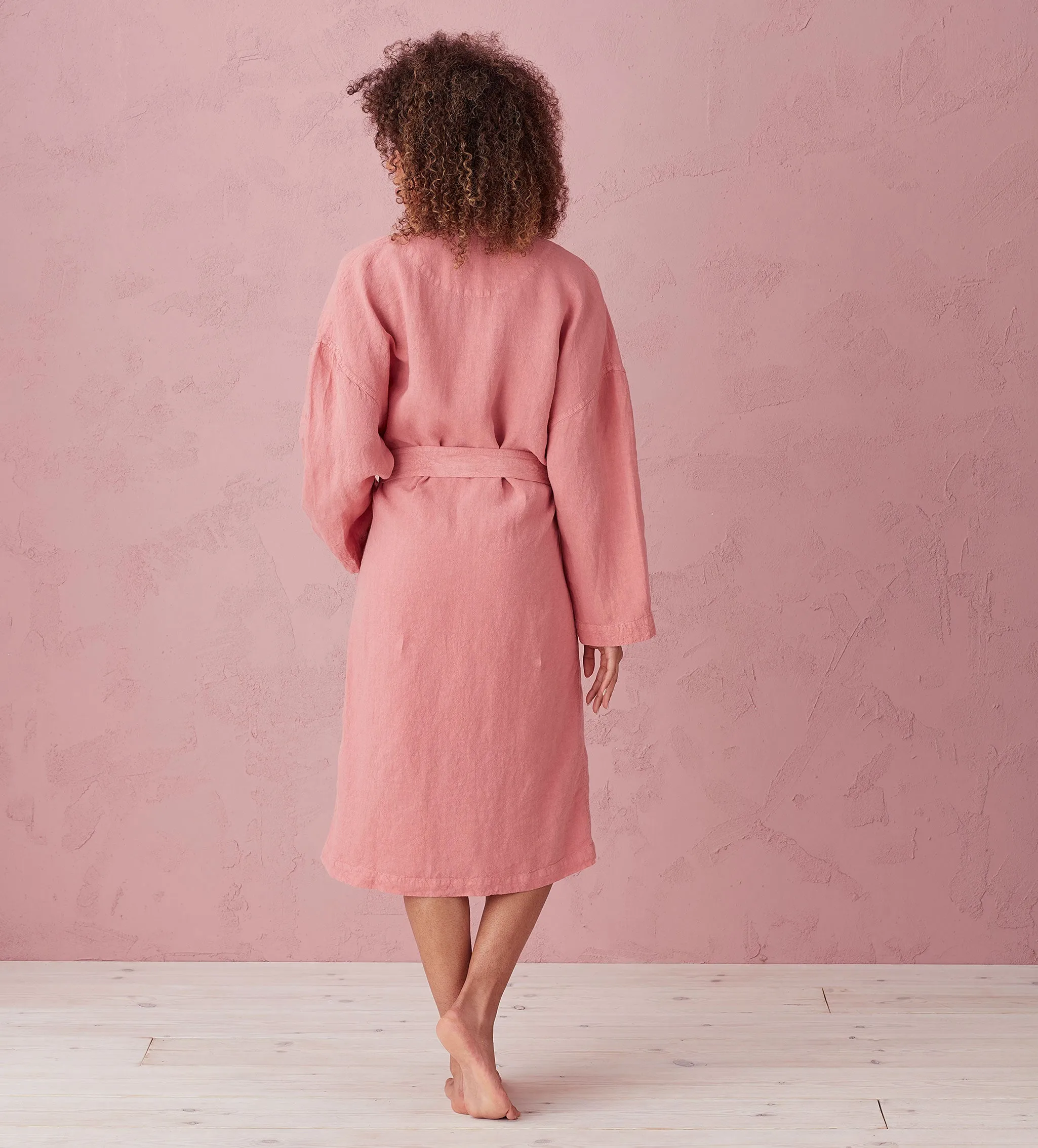 Canyon Pink 100% Linen Nightwear