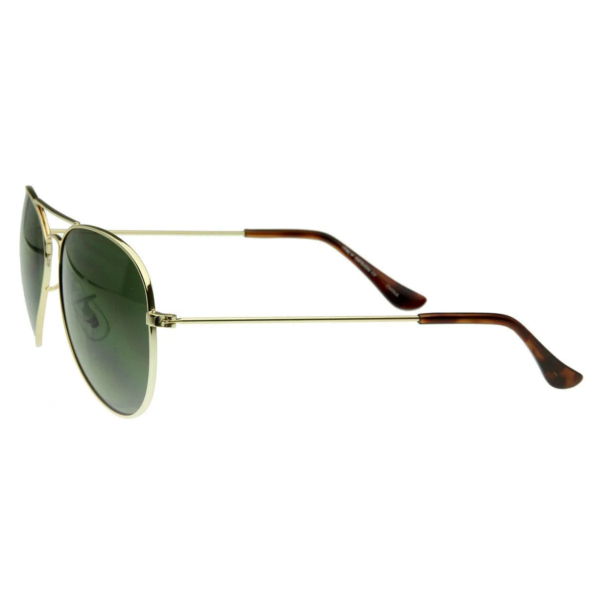 Celebrity Classic Metal Military Aviator Sunglasses 1041 from zeroUV