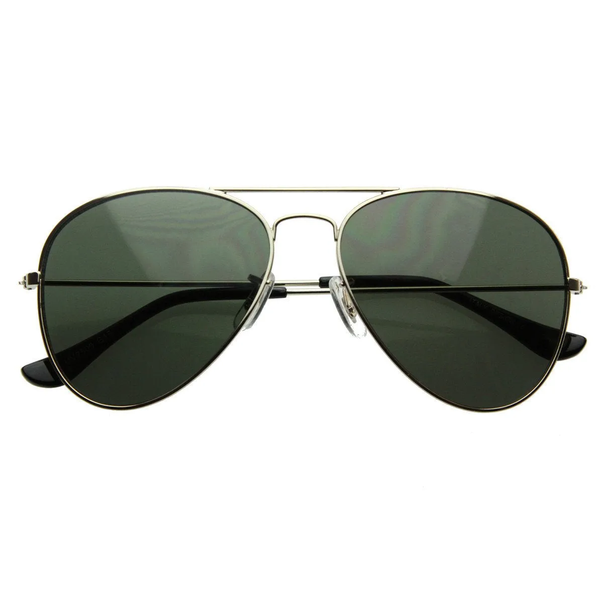 Celebrity Classic Metal Military Aviator Sunglasses 1041 from zeroUV