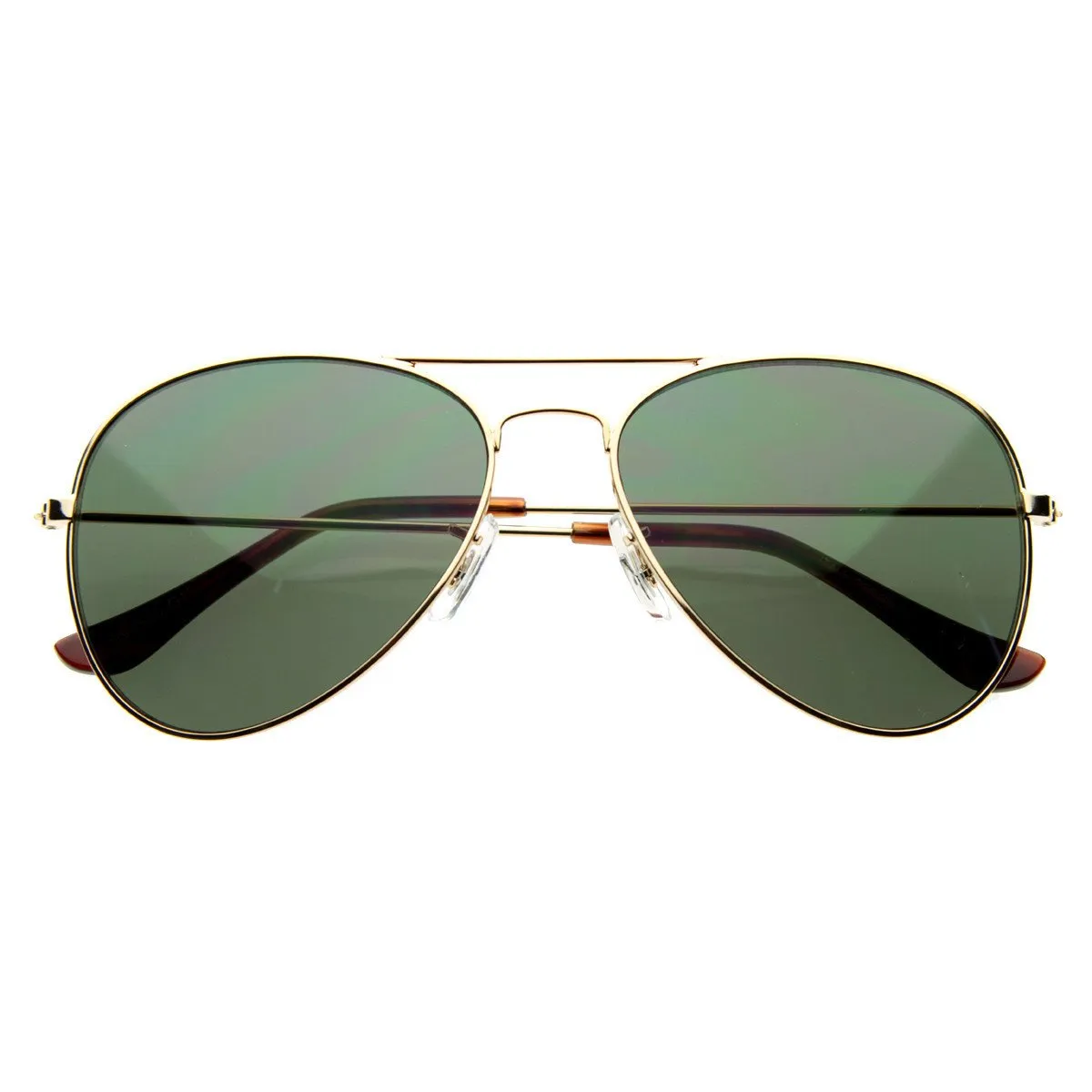 Celebrity Classic Metal Military Aviator Sunglasses 1041 from zeroUV