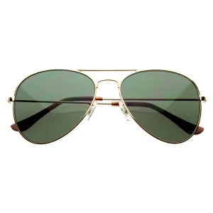 Celebrity Classic Metal Military Aviator Sunglasses 1041 from zeroUV