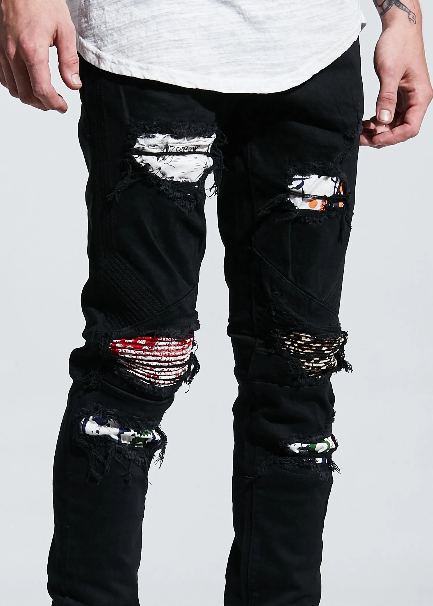 CHANDLER DENIM (MULTI-PRINT)