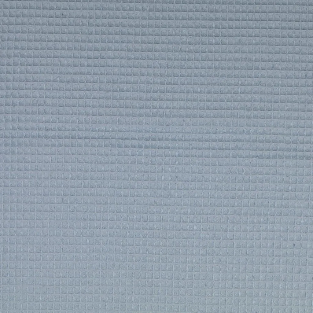 Cotton Waffle - Dusky Blue