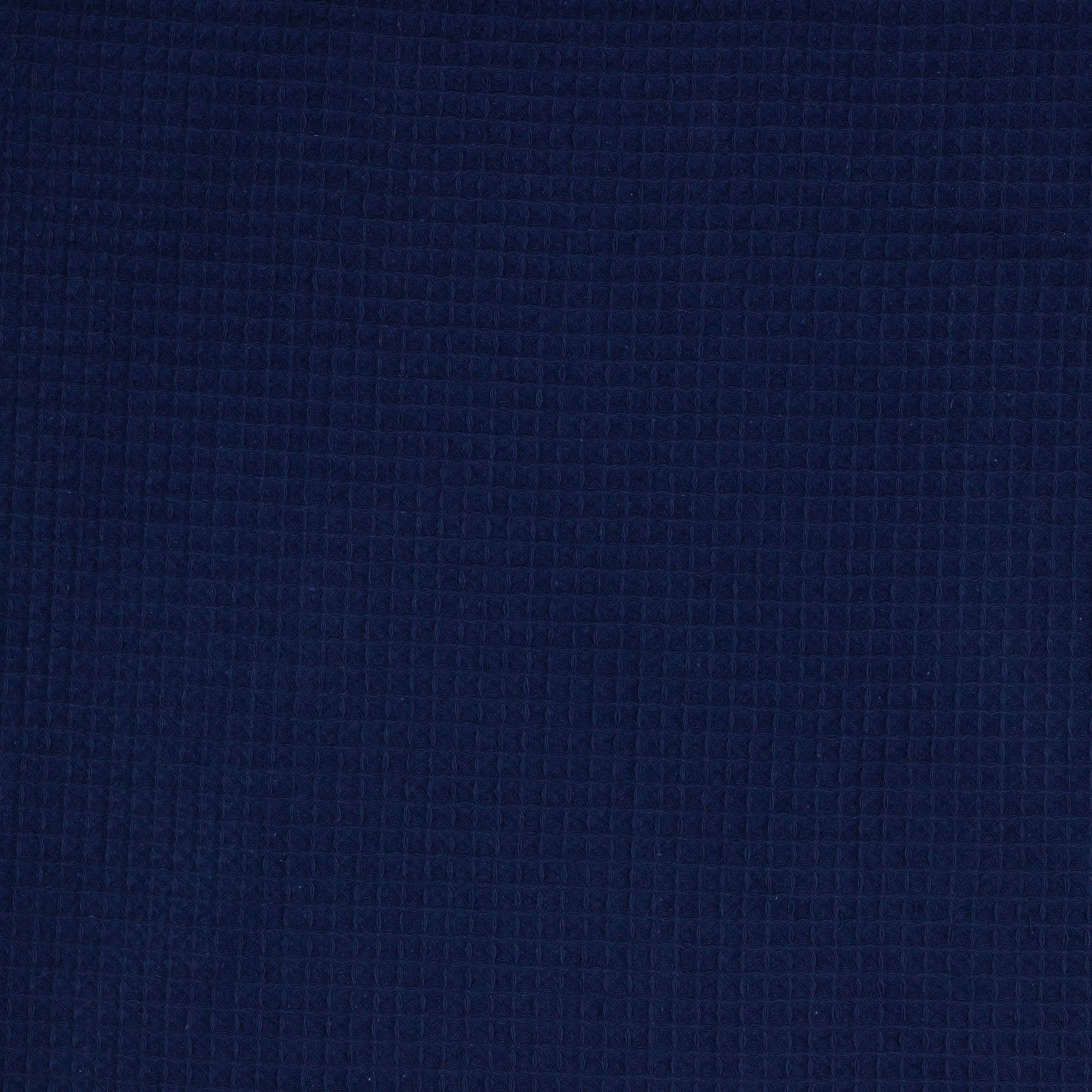 Cotton Waffle - Navy - END OF BOLT 99cm