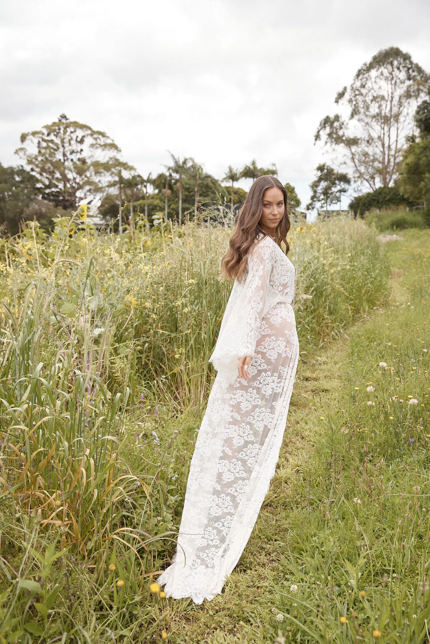 Couture Luxury Robe Collection: Versailles Lace Robe