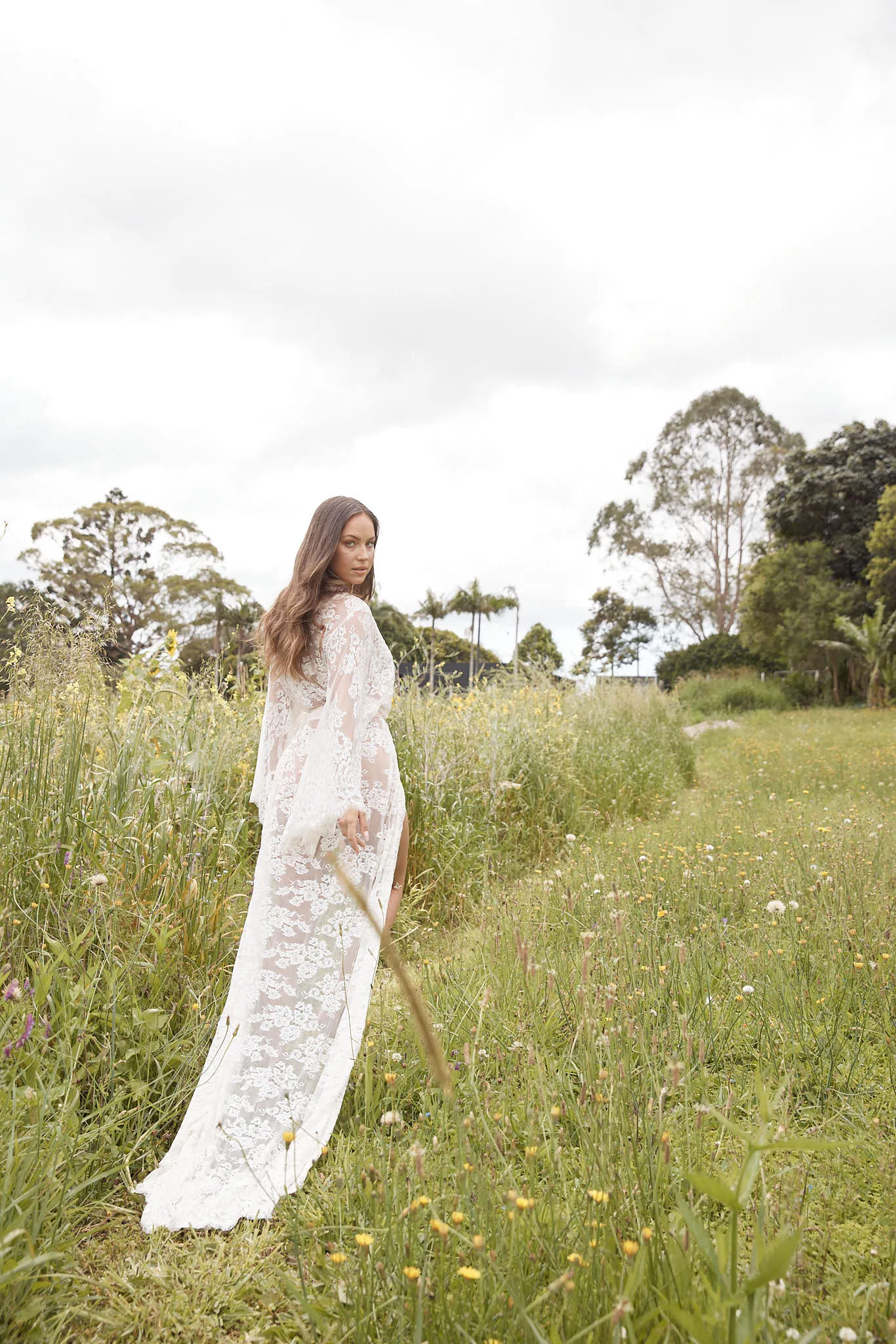 Couture Luxury Robe Collection: Versailles Lace Robe