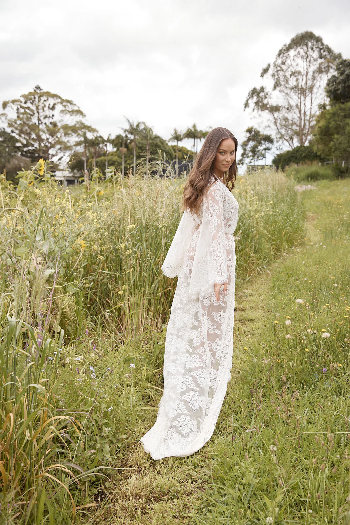 Couture Luxury Robe Collection: Versailles Lace Robe