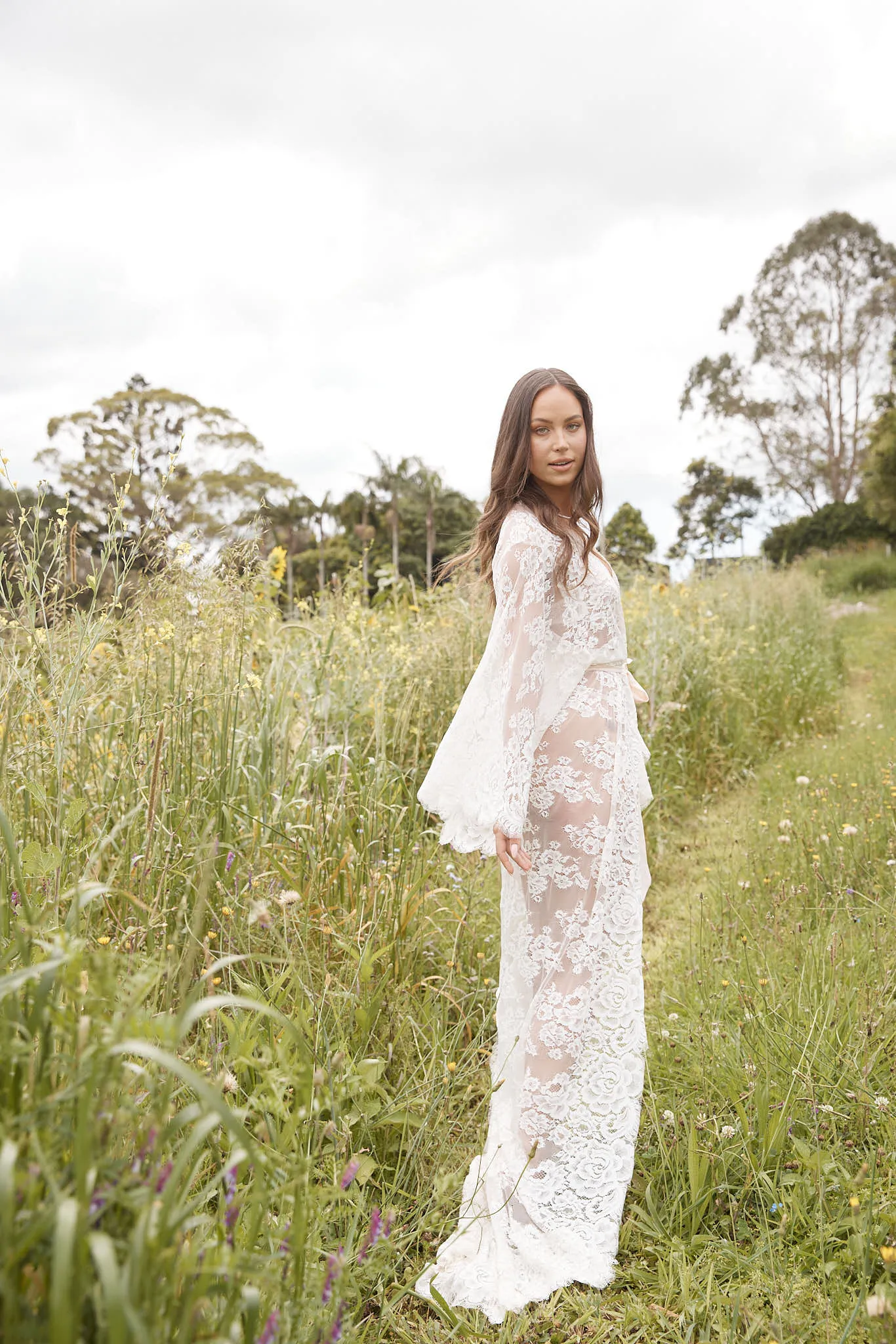Couture Luxury Robe Collection: Versailles Lace Robe