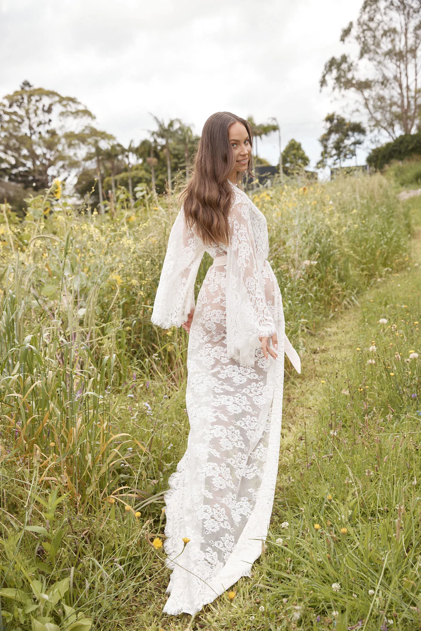Couture Luxury Robe Collection: Versailles Lace Robe