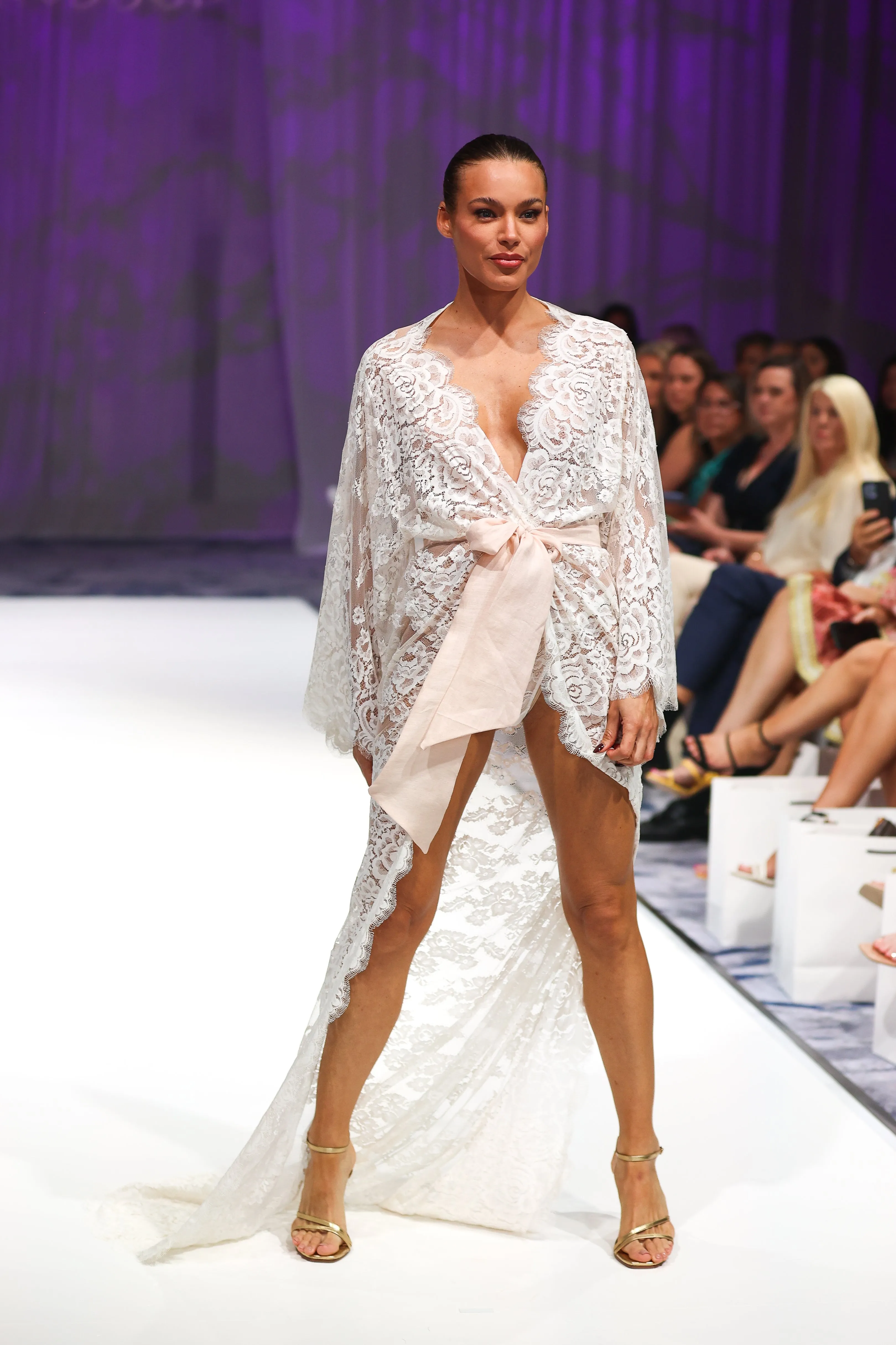 Couture Luxury Robe Collection: Versailles Lace Robe