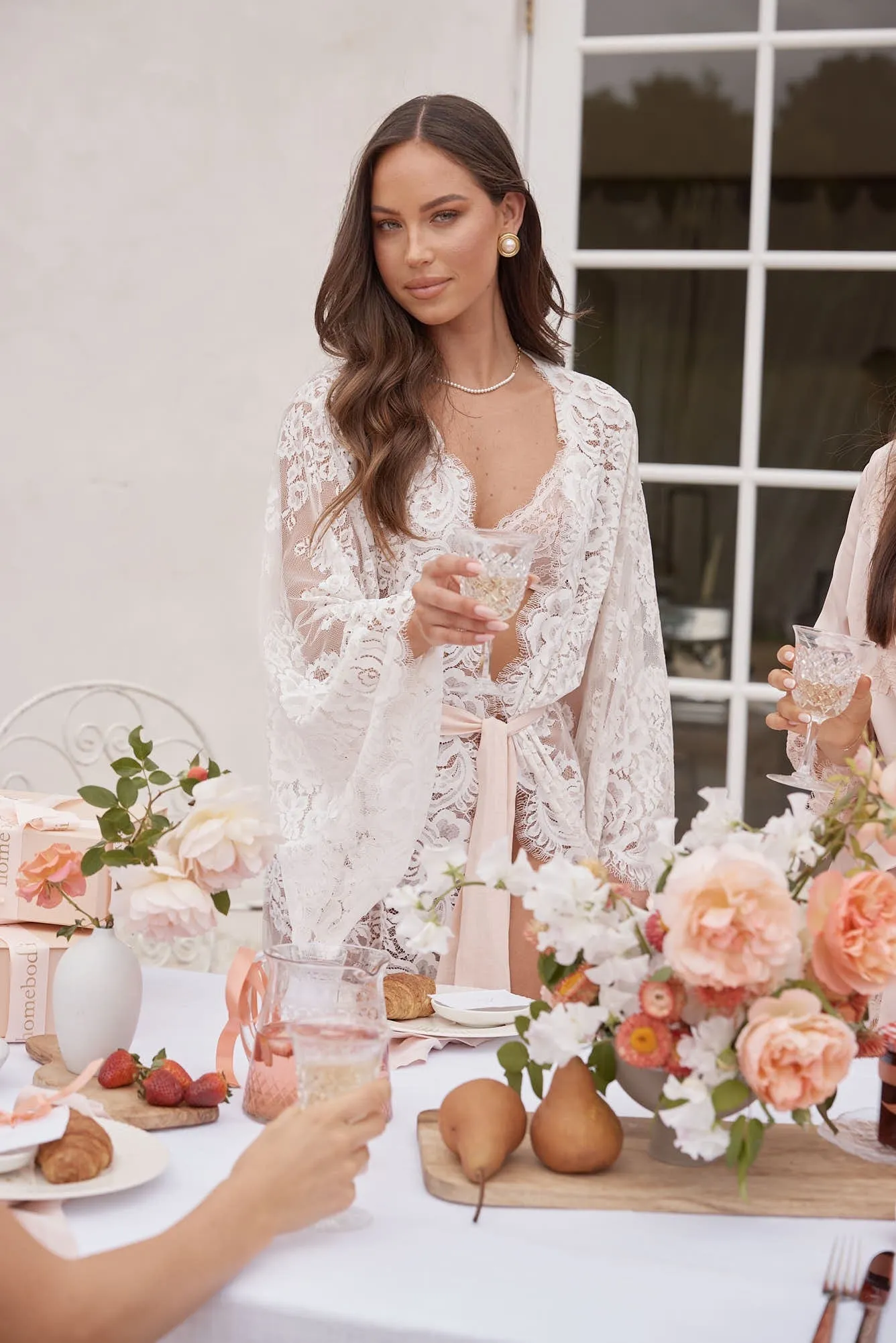 Couture Luxury Robe Collection: Versailles Lace Robe