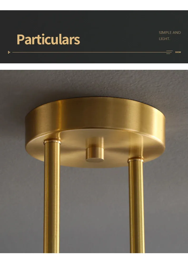Cube Design Modern Luxurious Lustre Chandelier Gold Hanging Light