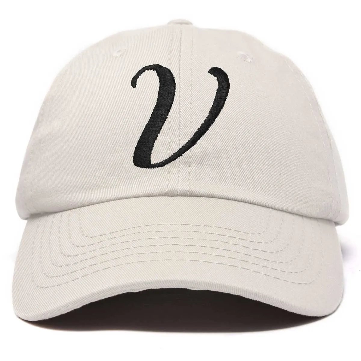 Dalix Initial Letter V Hat