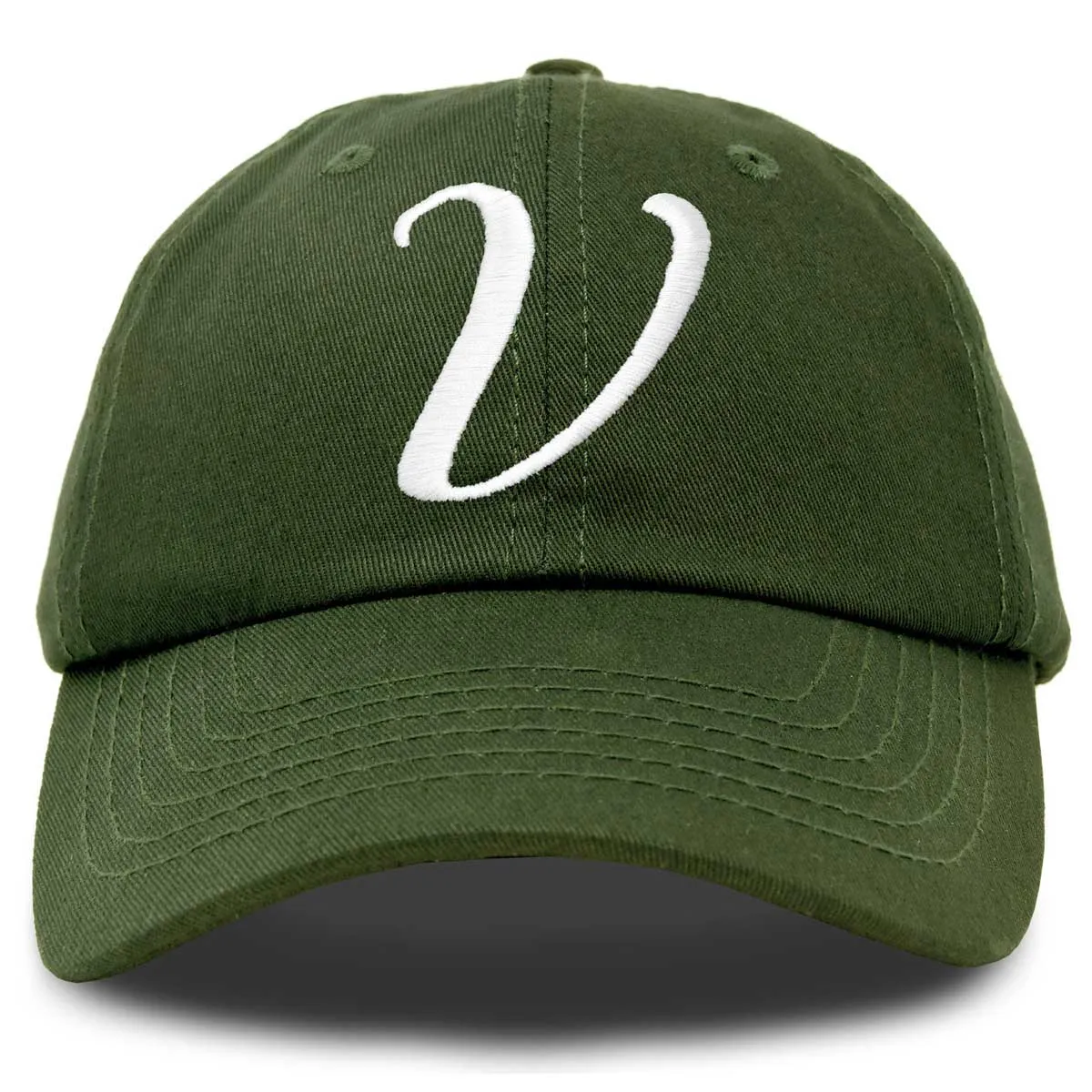 Dalix Initial Letter V Hat