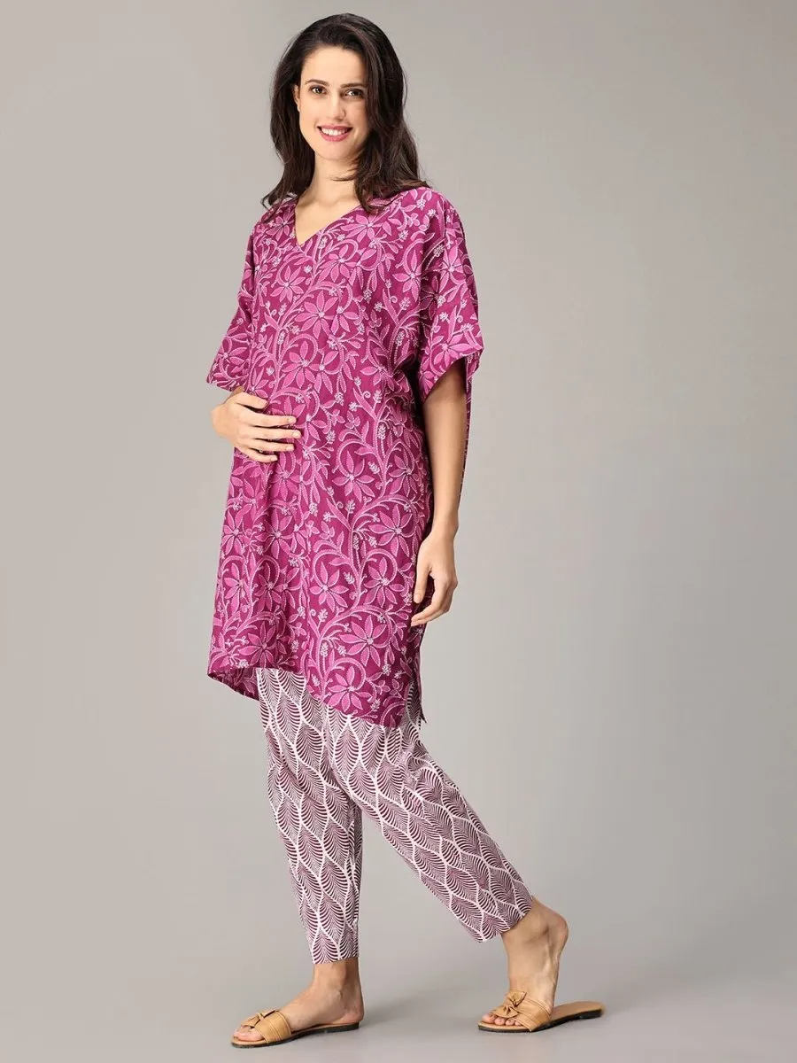 Dilruba Maternity and Nursing Co Ord Set