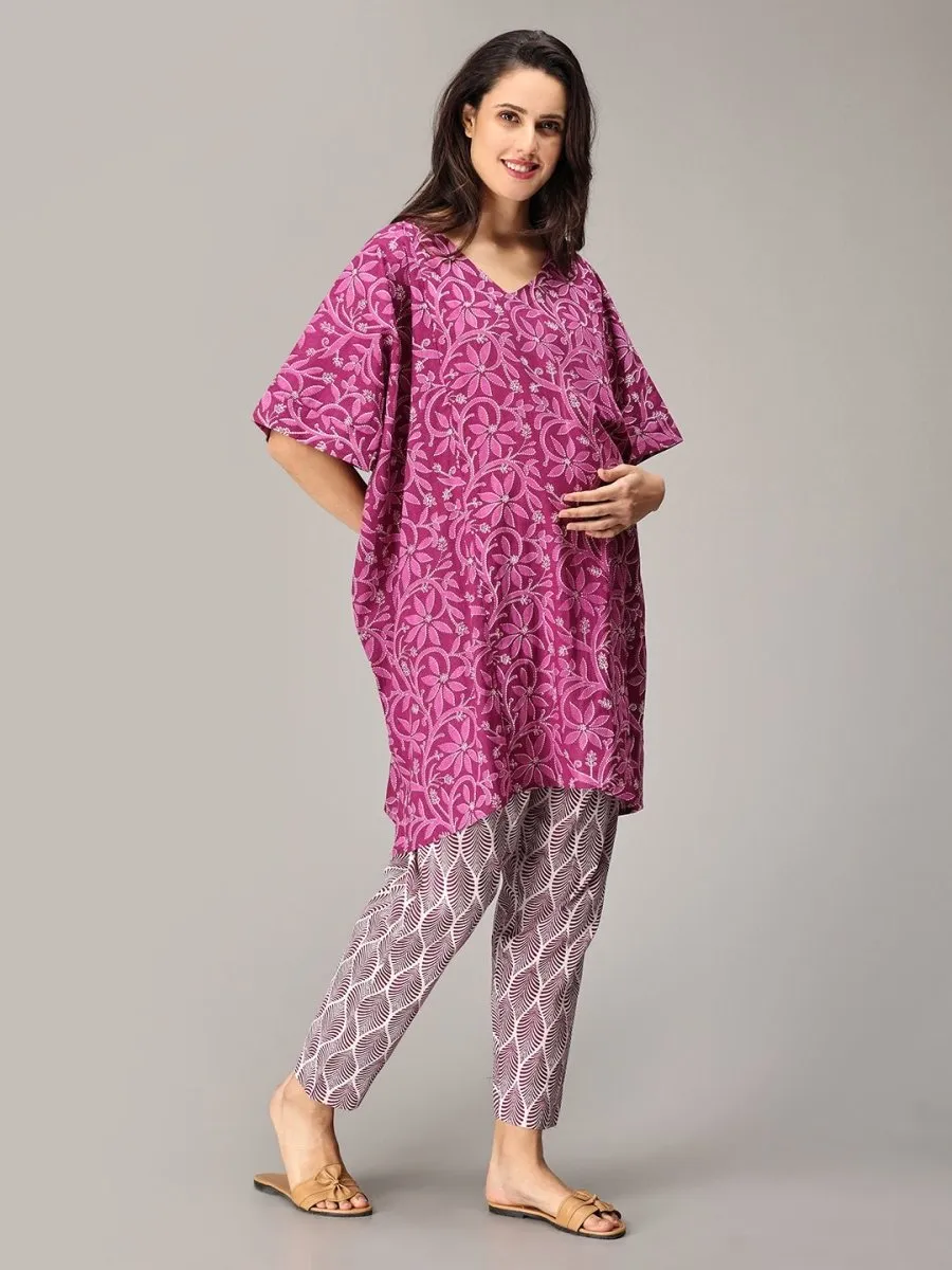 Dilruba Maternity and Nursing Co Ord Set
