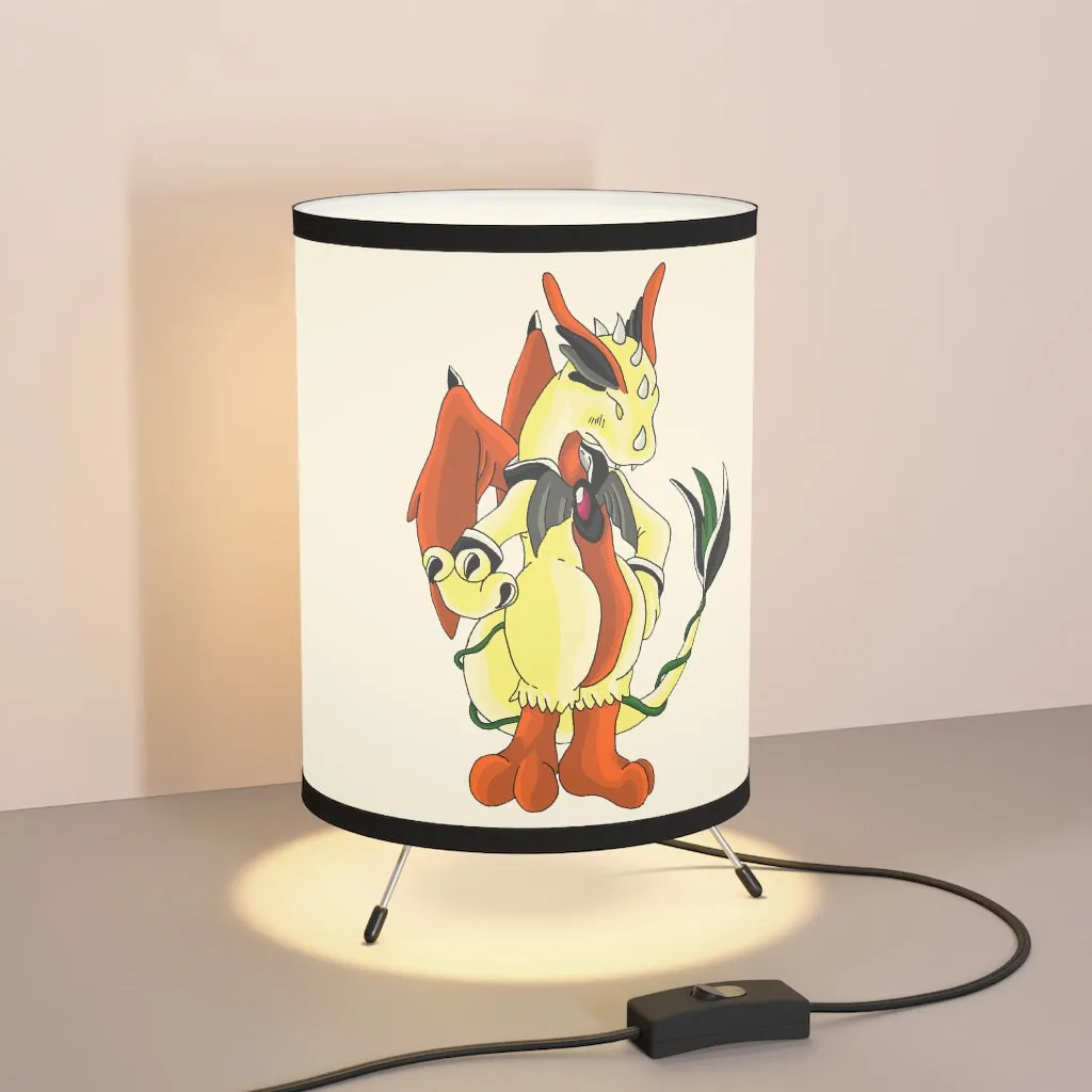 Ephanight Tripod Lamp with High-Res Printed Shade, US/CA plug