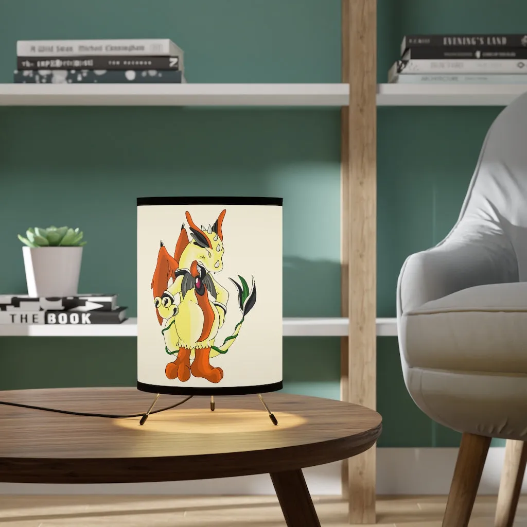 Ephanight Tripod Lamp with High-Res Printed Shade, US/CA plug