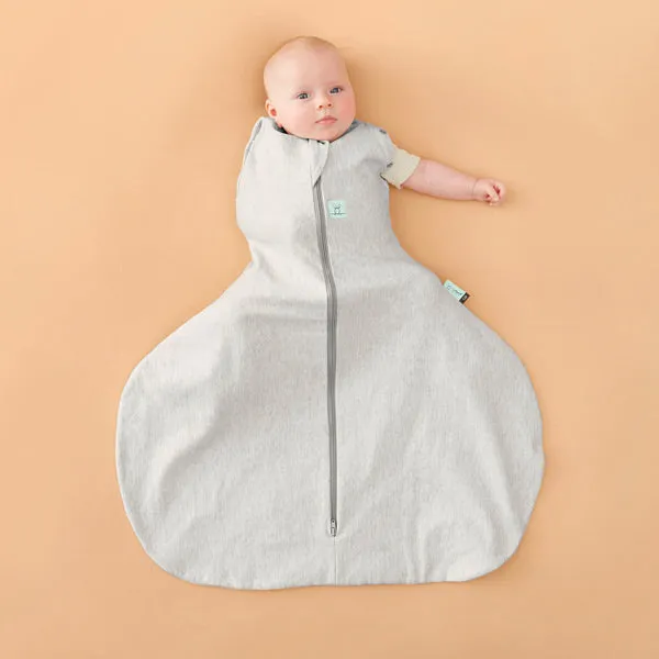 ergoPouch Hip Harness Cocoon Swaddle Bag 1.0 TOG - Grey Marle - 6 to 12 Months