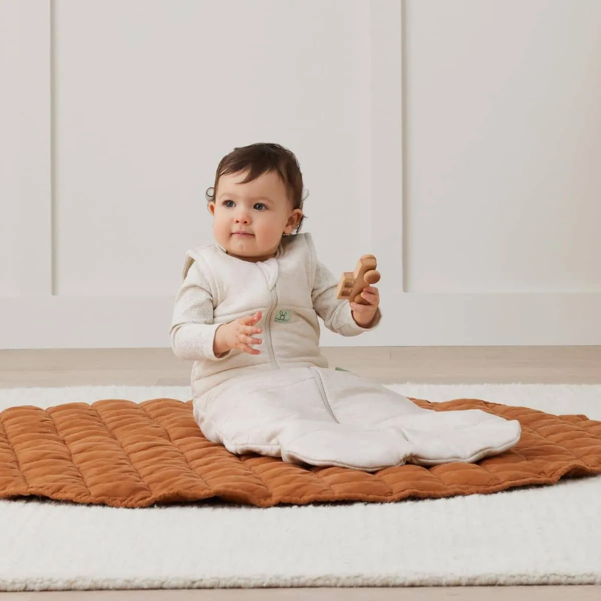 ergoPouch Jersey Sleeping Bag 2.5 TOG - Oatmeal Marle - 8 to 24 Months