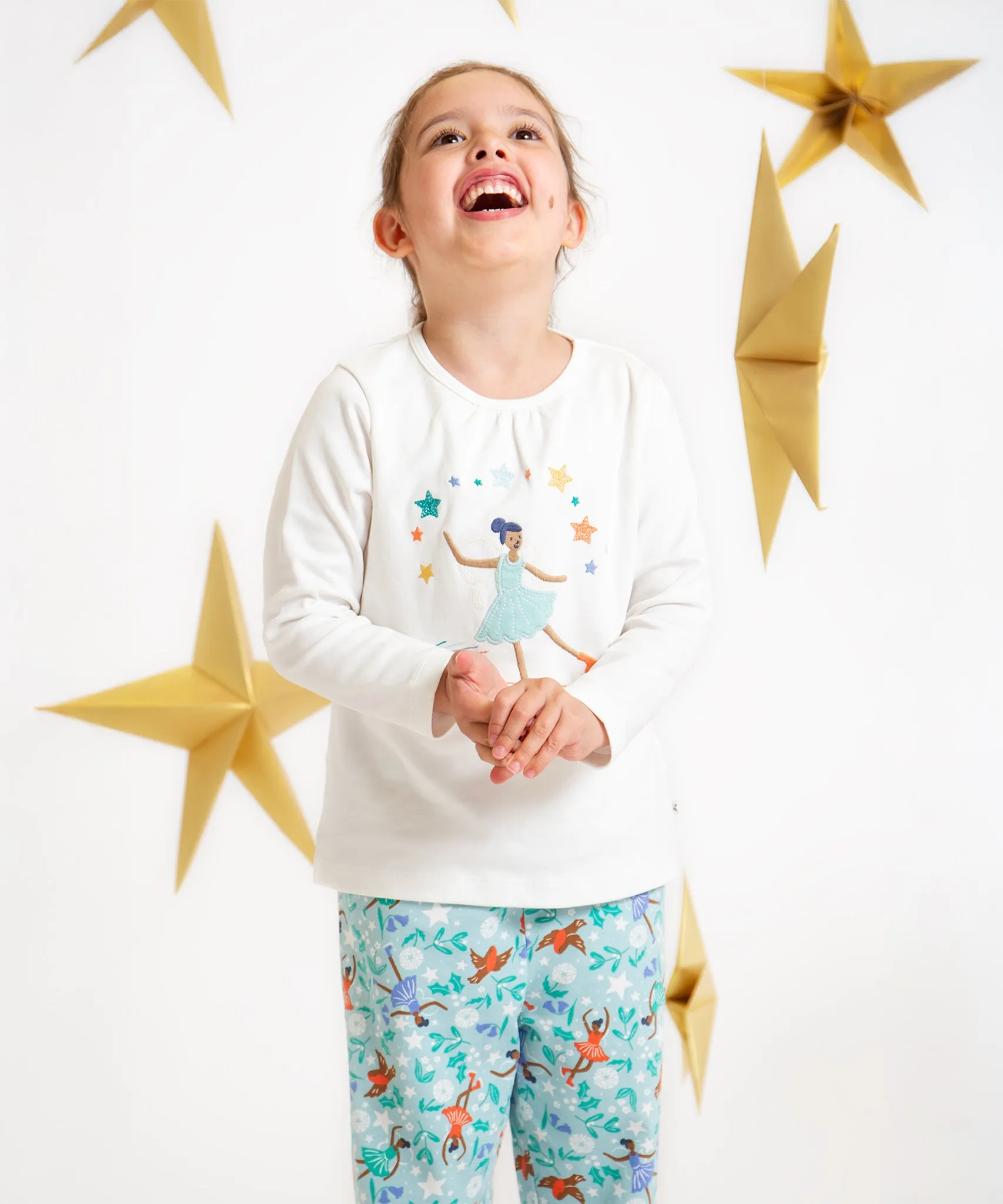 Frugi Alana Pyjamas - Glacier Enchanted Forest/Skater