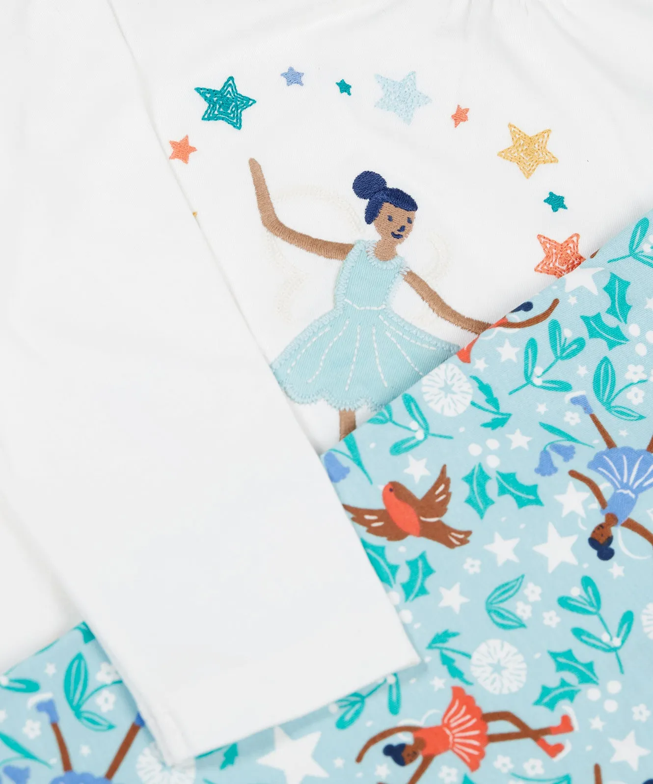 Frugi Alana Pyjamas - Glacier Enchanted Forest/Skater