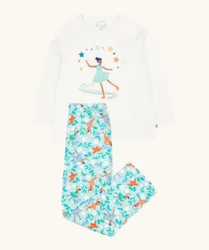 Frugi Alana Pyjamas - Glacier Enchanted Forest/Skater
