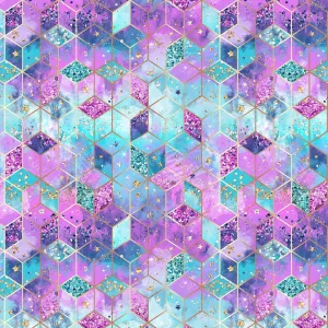 Geo Glam - Digital Cotton Print